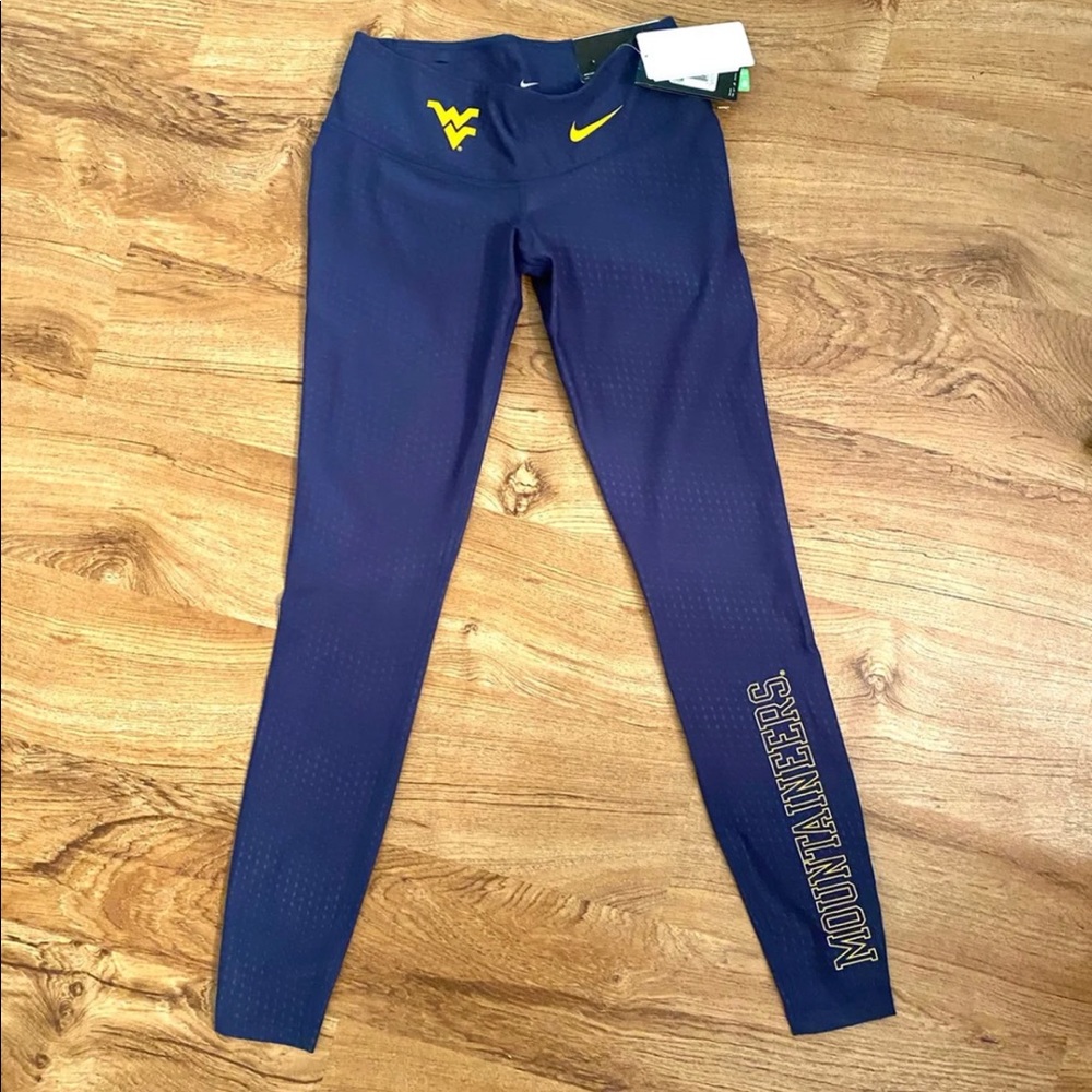 WVU Mountaineers Nike pro leggings XS